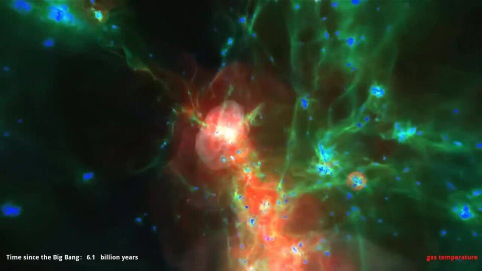 Illustris Simulation of the Universe (w- music).webm